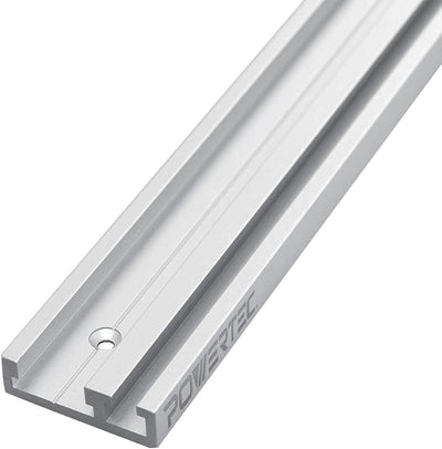 Riel de inglete aluminio doble pista 32pulg gris