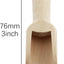 Cucharadita de madera RLECS para harina de leche, especias y azúcar, 10 unidades