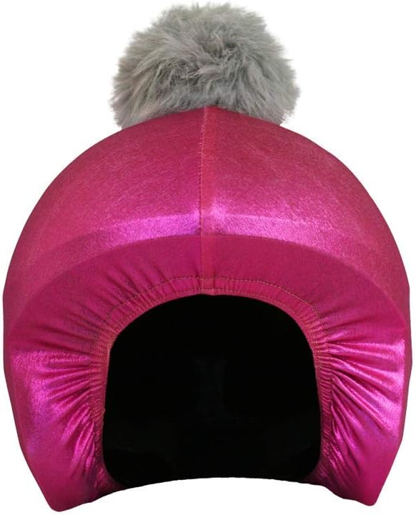 Funda universal para casco rosa y gris