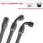 Adaptador manguera PTFE hembra 6 an aluminio negro 2uds