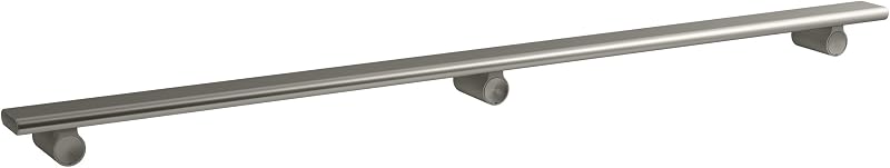 Barra ducha níquel cepillado anodizado tamaño único