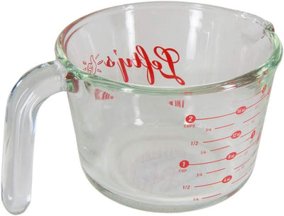 Taza medidora vidrio para zurdos 2 tazas