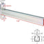 4 Soportes Acero 16" para Estantería y Tubos