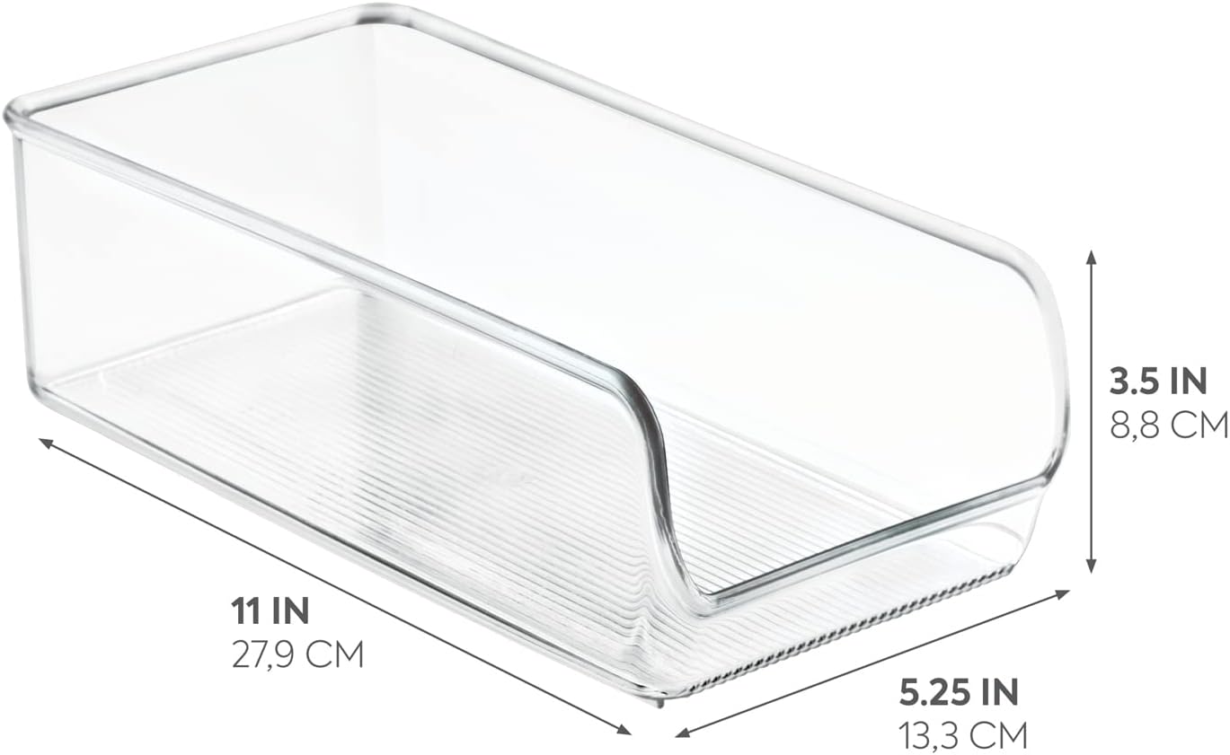 Papelera despensa transparente sin BPA 5.25x11"