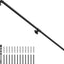 Barandilla escalera 8ft Φ1.25" acabado negro mate