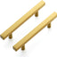 5 Manijas Latón Cepillado Orificio 3-3/4pulg Accesorios Cocina