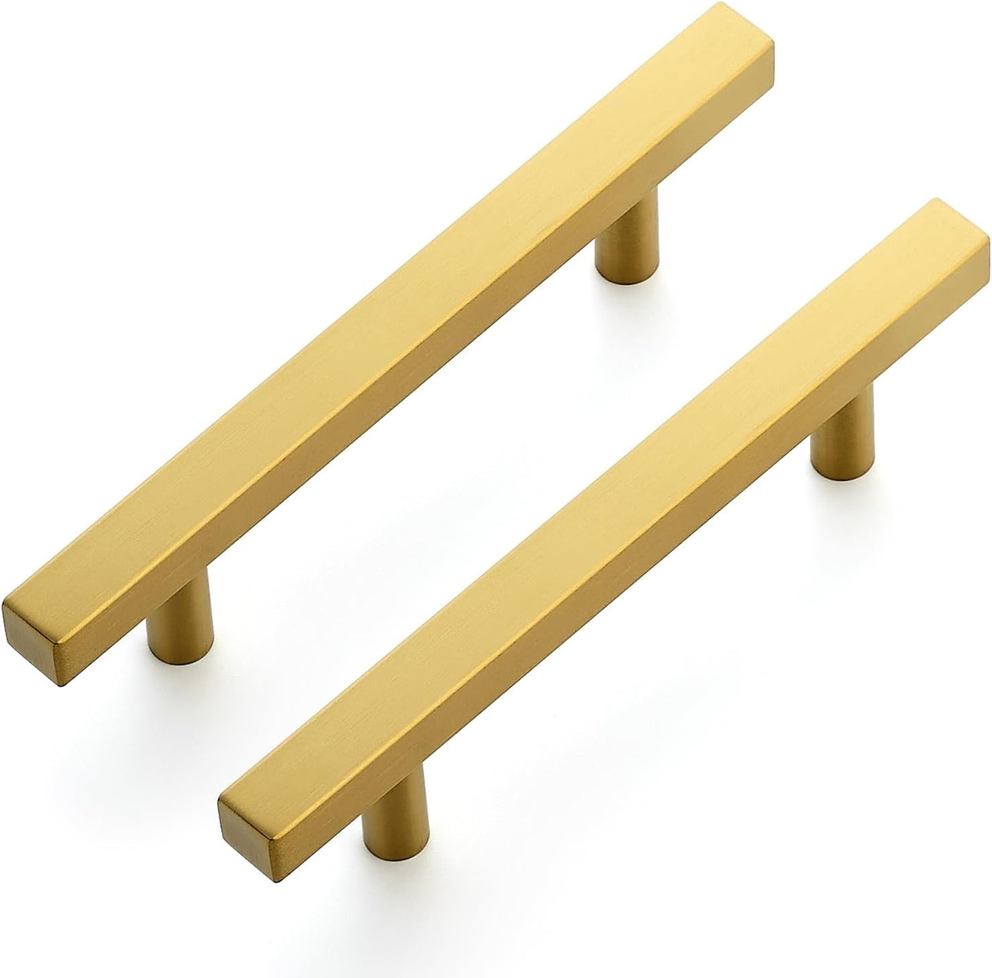 5 Manijas Latón Cepillado Orificio 3-3/4pulg Accesorios Cocina