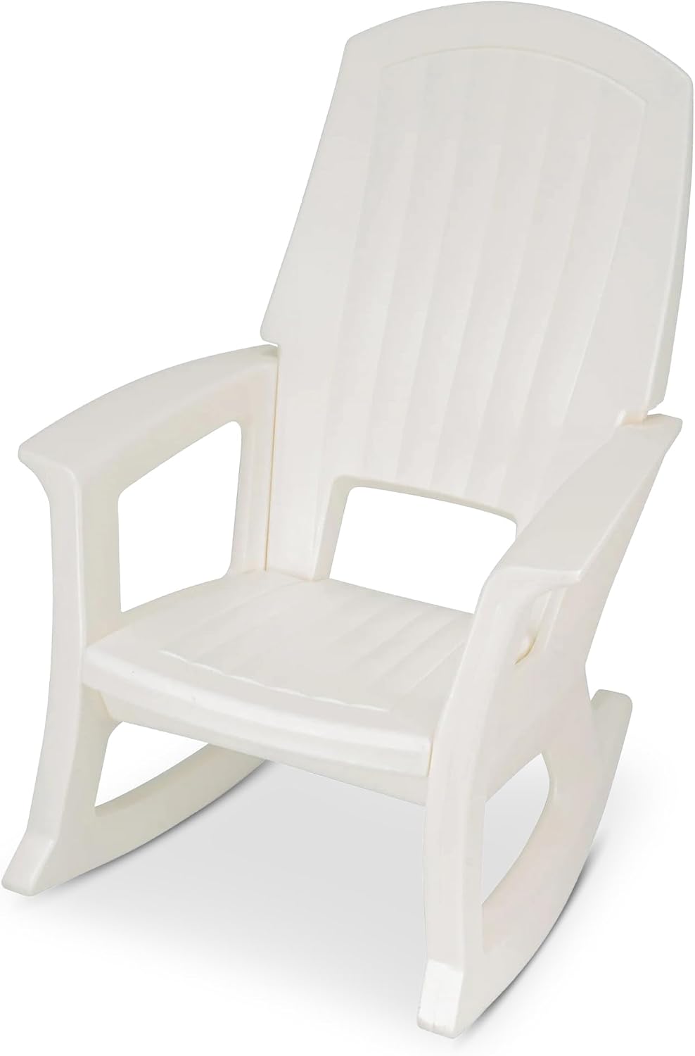 Silla mecedora plástico reciclado XL Blanco