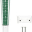 Medidor lluvia exterior 5pulg acero inox escala aumento