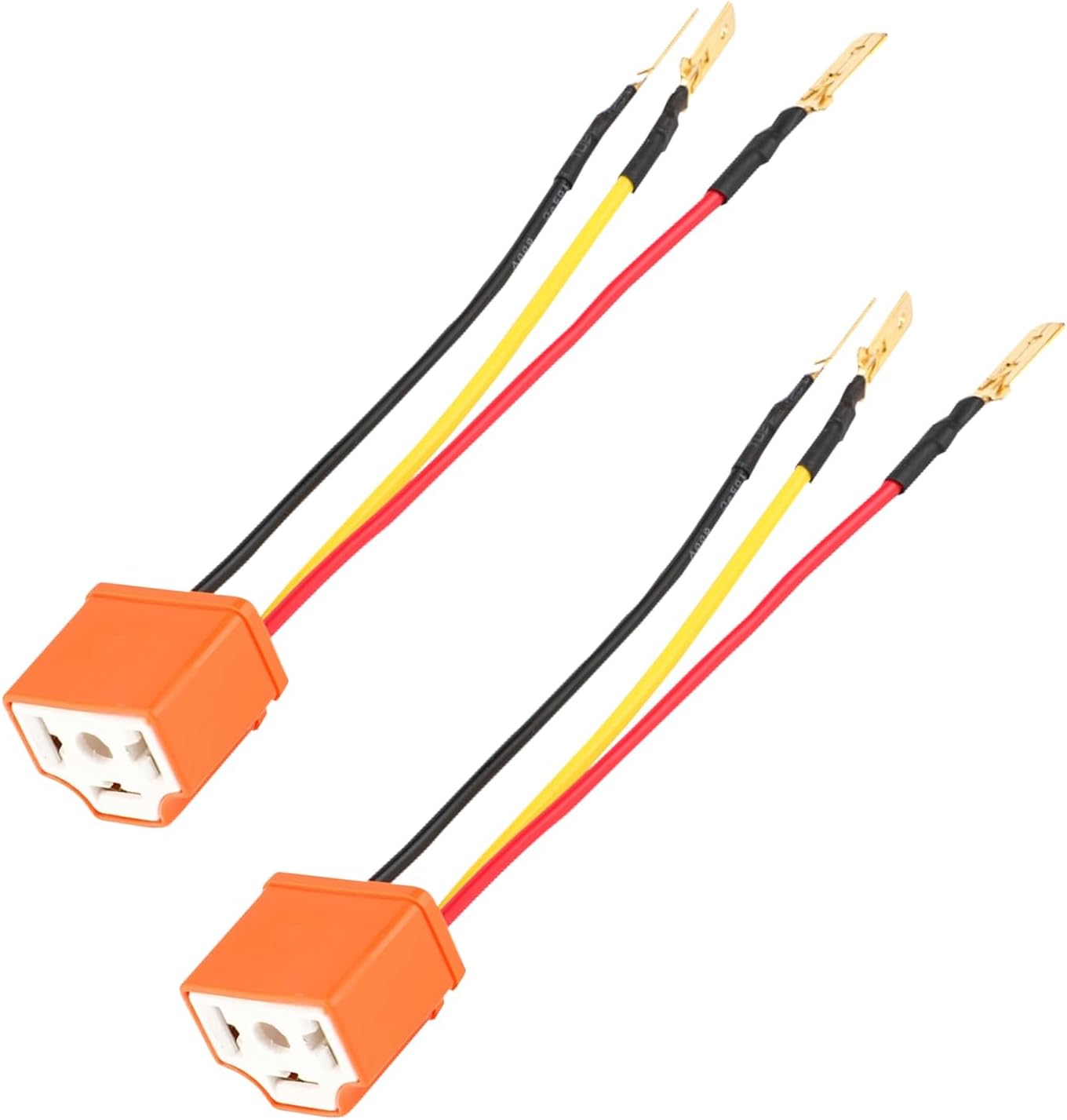 2 Conectores H4 Faros 3pines 9003 Cerámica Universal
