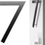 Número dirección aluminio 7 de 8 pulgadas exterior moderno