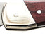 Cuchillo plegable acero inox 5.1" mango madera