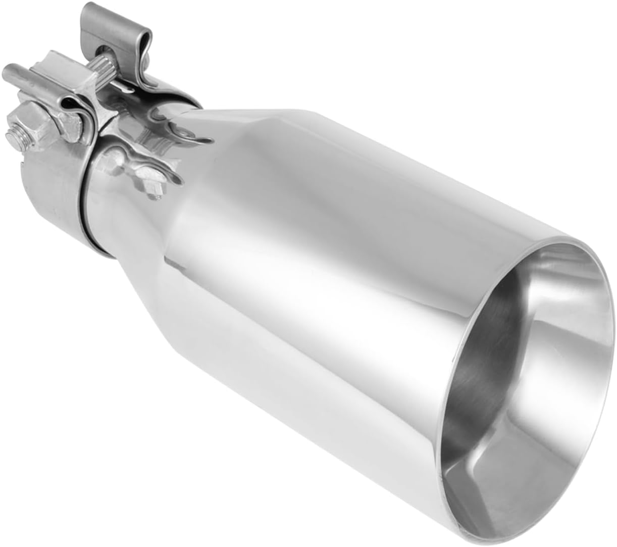Punta escape acero inox doble pared 7.5" universal
