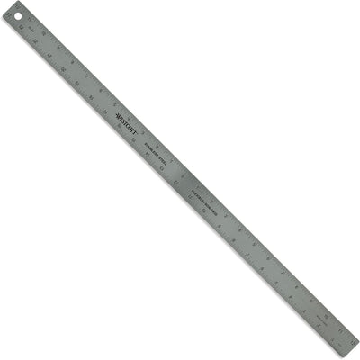 Regla acero inox 24pulg con respaldo corcho antiderrap