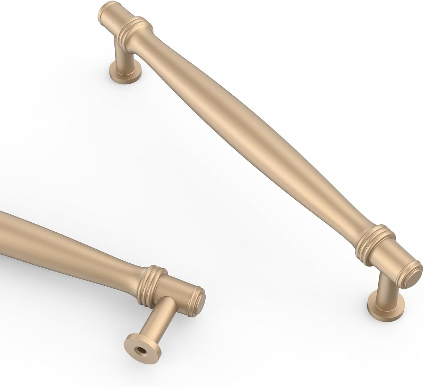 10 Tiradores Gabinete Cocina Bronce Champán 6.3pulg