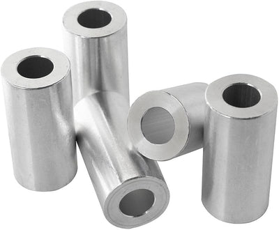 Espaciador aluminio redondo 1x1/2 para pernos 1/2 o M12