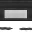 Botón timbre iluminado negro pared metal interruptor garage