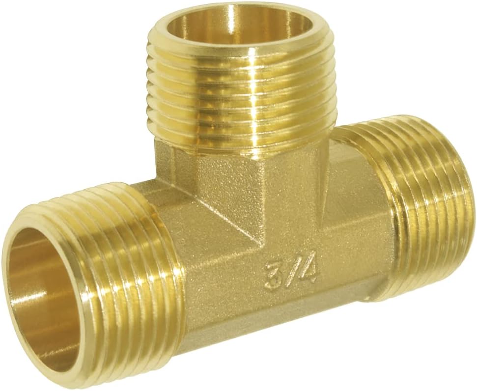 Conector T manguera jardín roscado 3/4