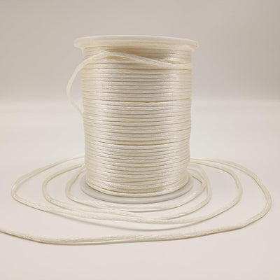 Cuerda nailon satinado 2mm 330pies para joyas y manualidades