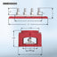 Barra colectora 300A 12v bloque distribución energía marina