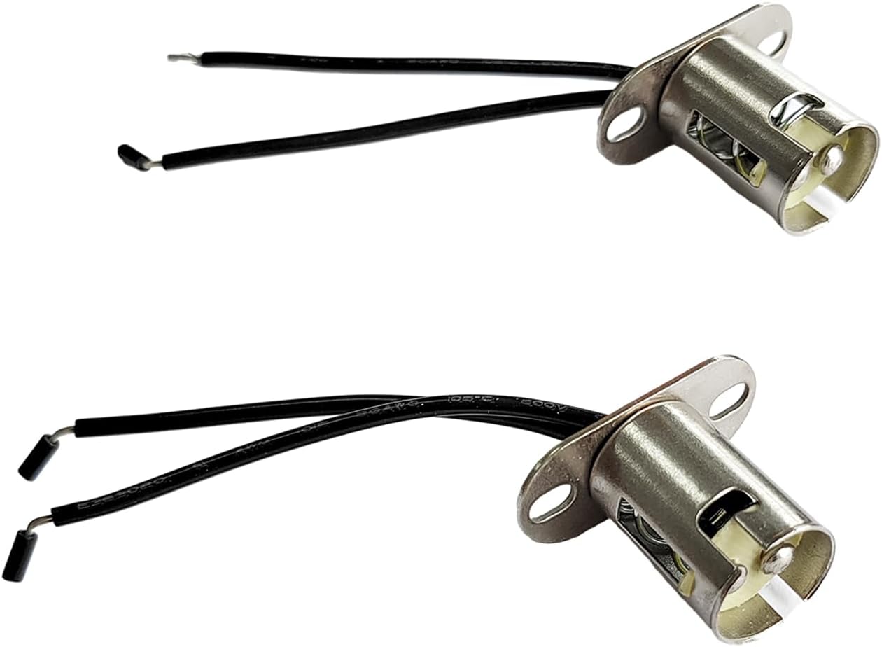 2 Pzas Casquillo Bombilla Auto Adaptador BA15D Conector Cable