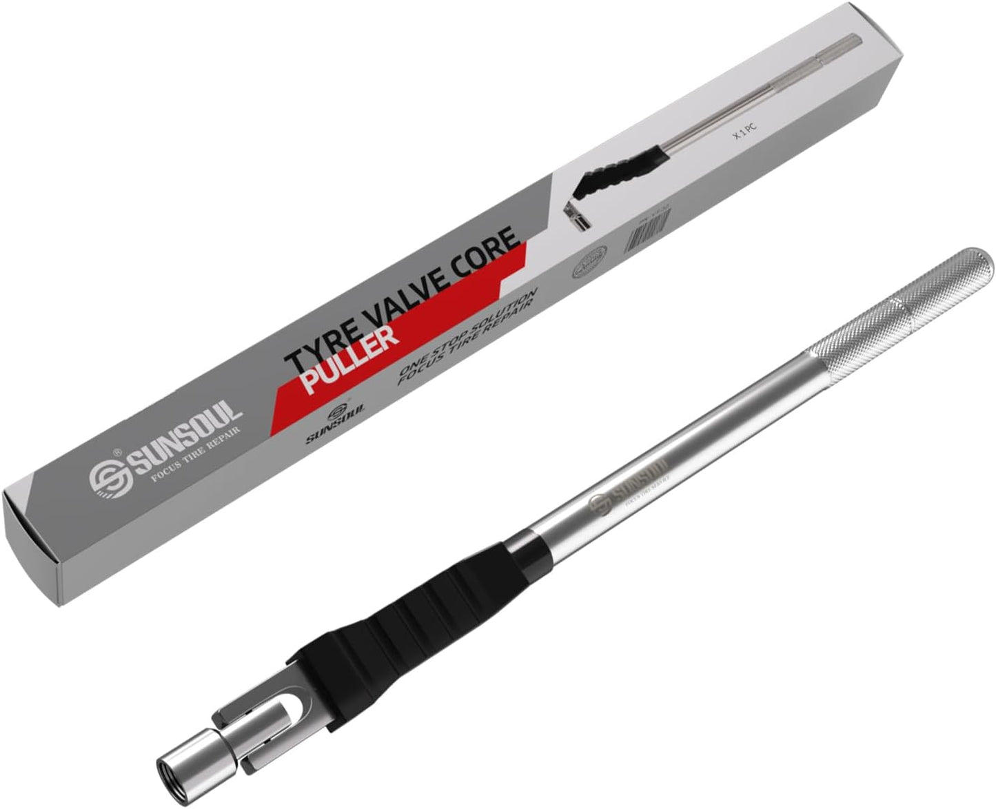 Extractor vástago válvula neumático con funda goma