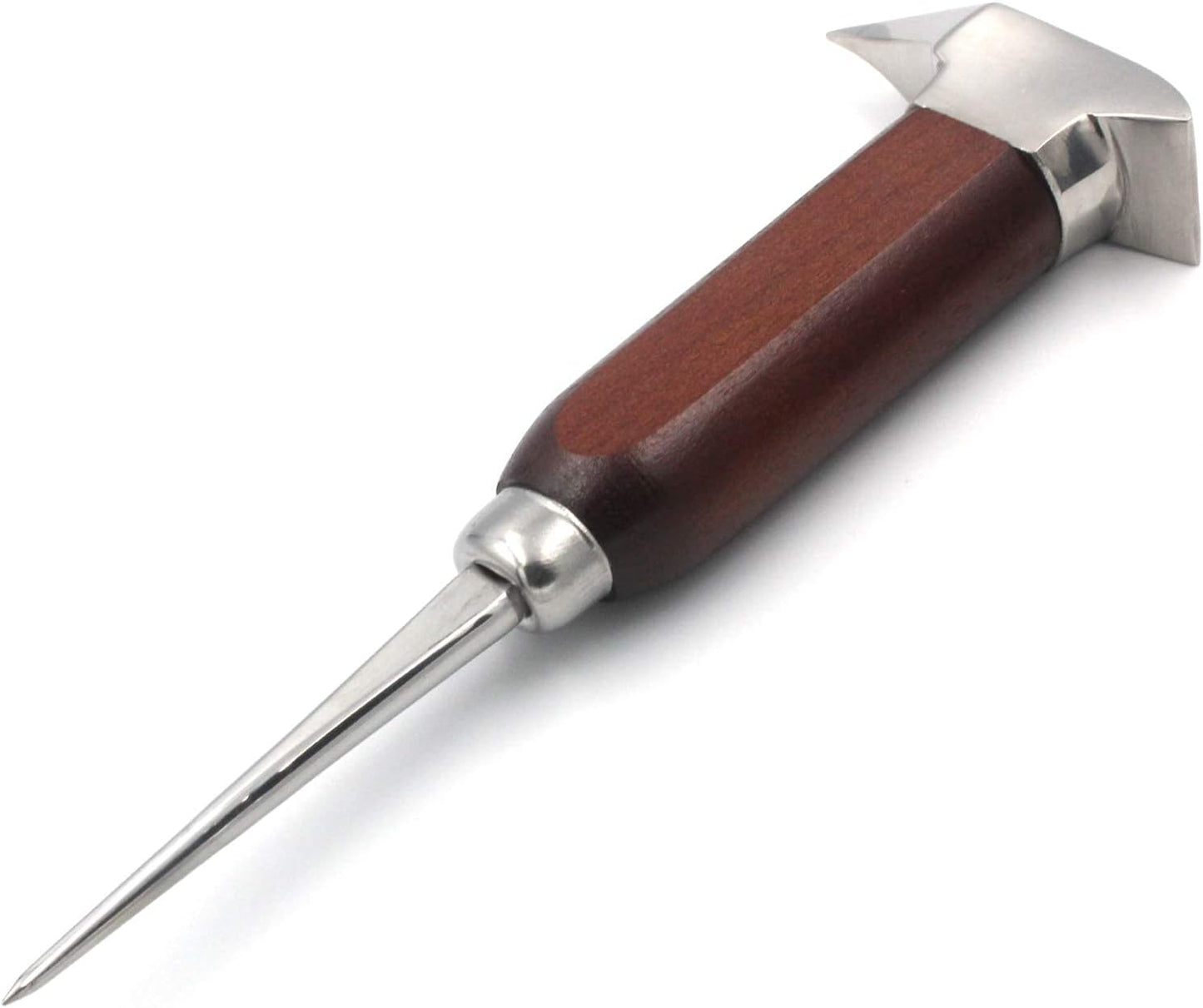 Picahielos acero inox mango madera cocina bar