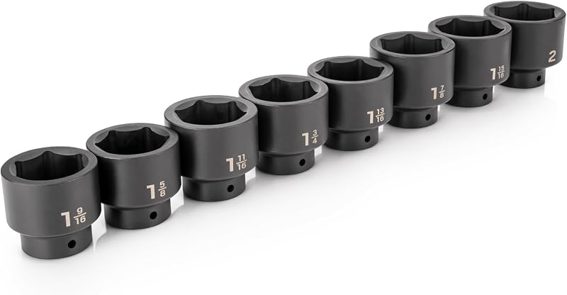 Set 8 Pzas Llaves Impacto 1/2" SID92004