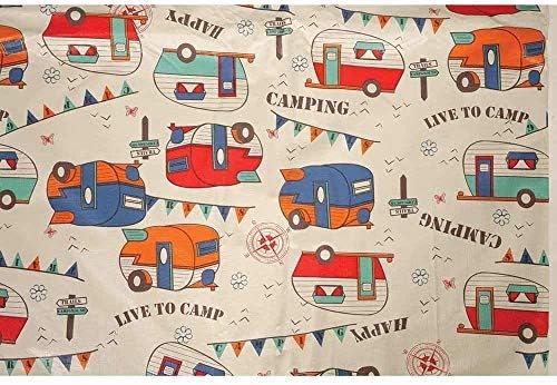 Mantel Love to Camp 1 Pza para Camping y Picnics en Exterior