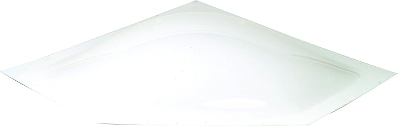 Tragaluz Angular Blanco para Iluminación de Cocina y Baño