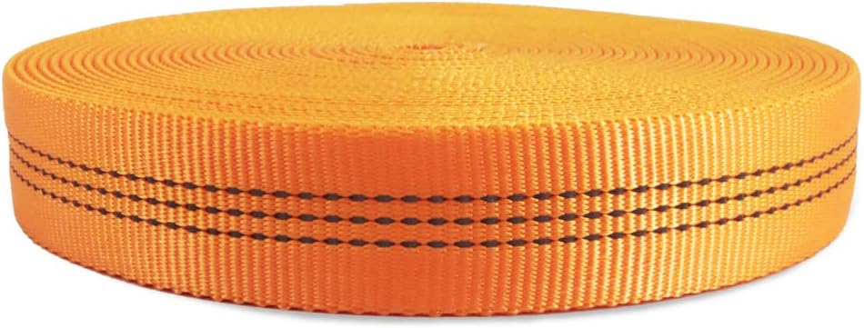 Correa tubular nailon CE UIAA 1" resistente para escalada