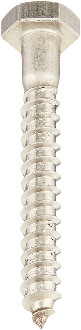 Tornillos hex acero inox 1/4x2 pulg set 50