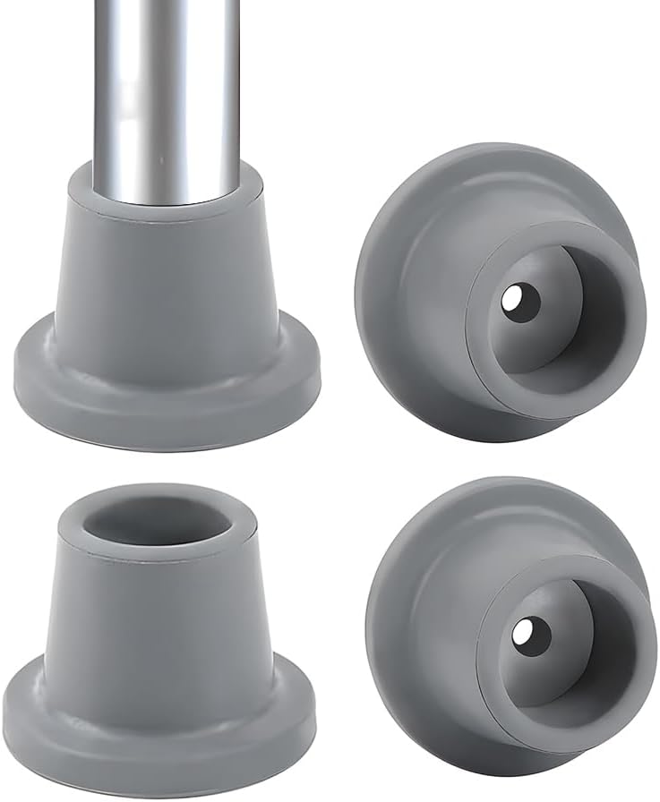 Patas antideslizantes para silla ducha 1-1/8pulg pack 4 gris