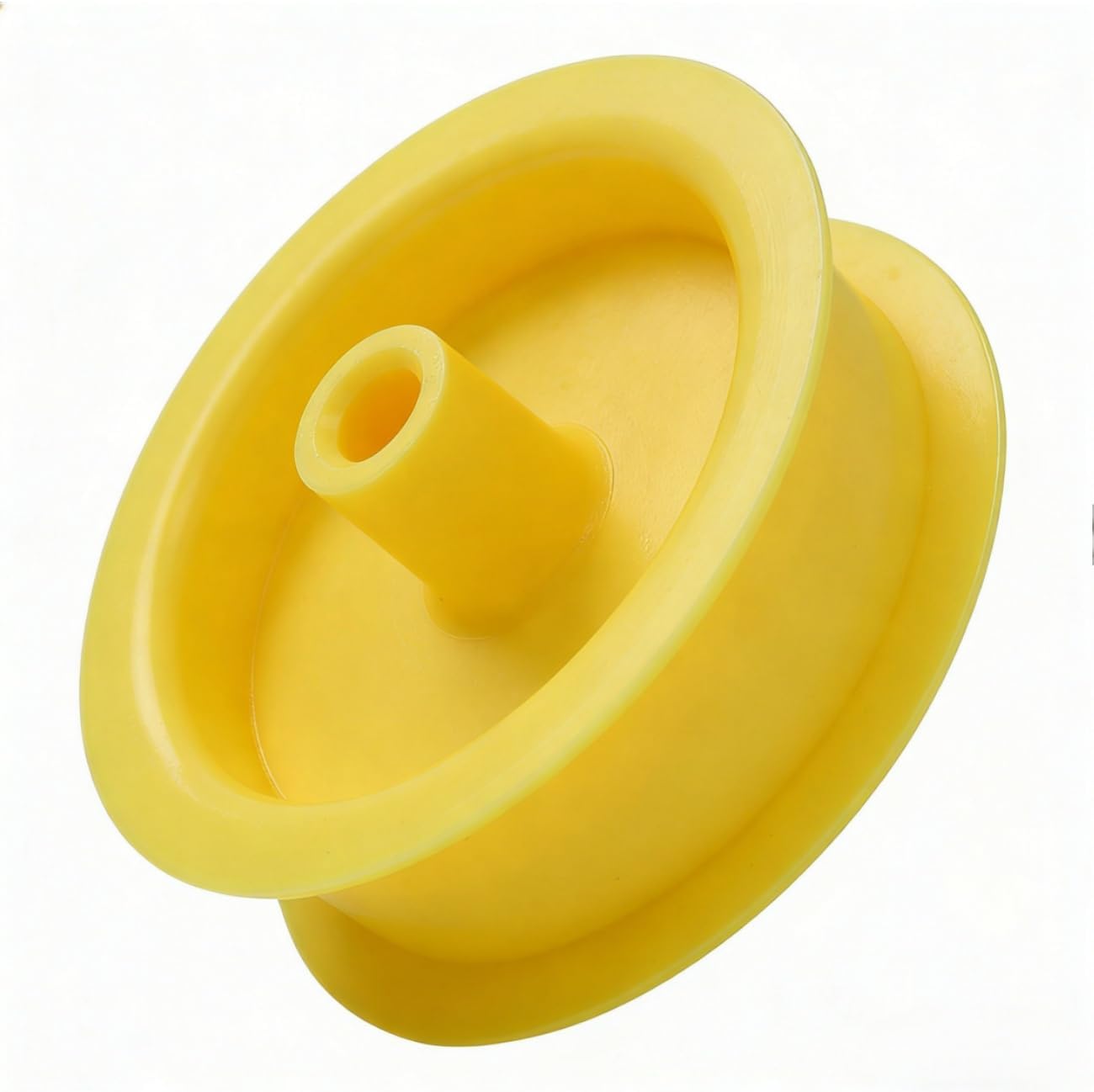 Rueda polea tensora plástico repuesto GE WE12X83 amarillo