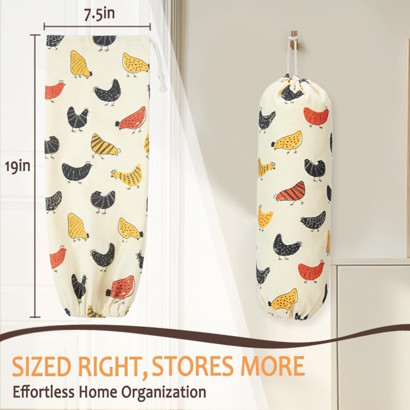 Soporte bolsas plástico para cocina montaje pared