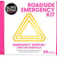 Kit emergencia carretera 44pzas linterna banco primeros auxilios