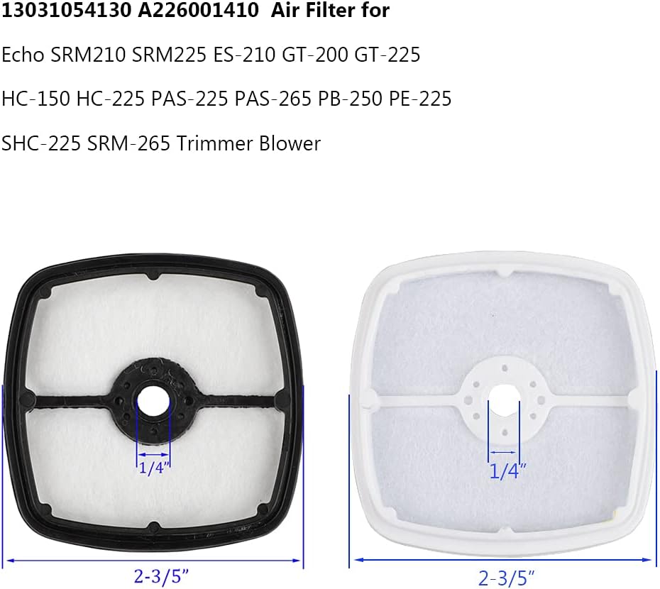 Kit juntas filtro aire Echo SRM225 SRM210