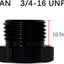 Tapones bloqueo riel combustible adaptador ORB aluminio