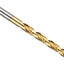 Broca 6mm acero alta velocidad M42 TiN para acero inox