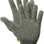 Guantes punto algodón poliéster para hombre gris pack 12