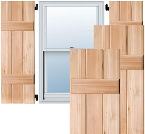 Contraventanas madera pino 12x28pulg sin acabado