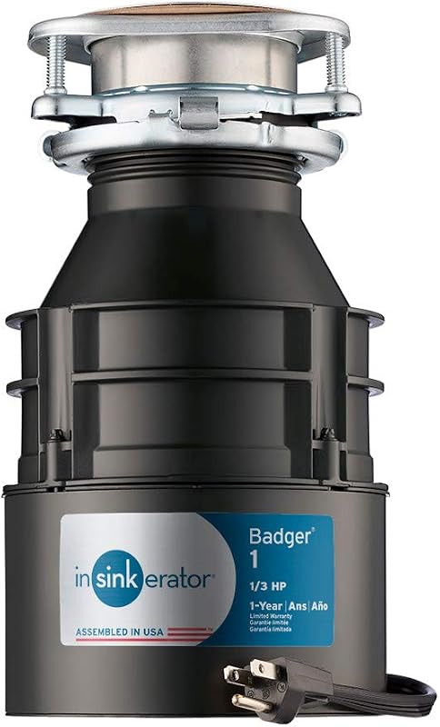 Triturador basura acero inox STP-SS con tapón fregadero