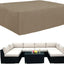Funda 600D impermeable para muebles de patio 130x84"