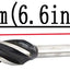 Broca estriada cuádruple madera 1/4pulg 6.614pulg diámetro