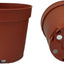 100 Macetas Plástico 2" Color Terracota