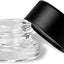 200 Frascos Cristal Redondos 0.2oz Tapas Negras Resistentes