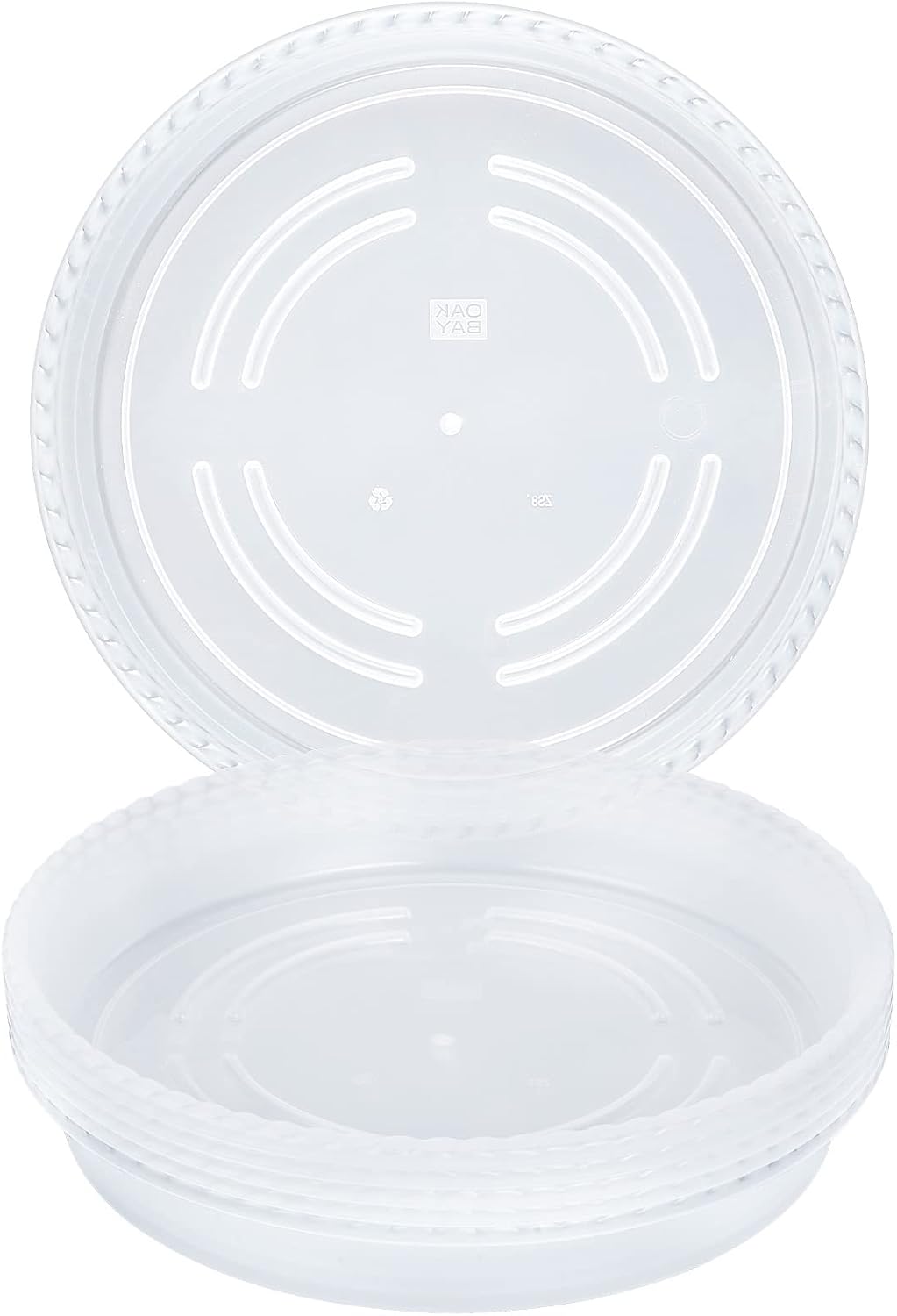 6 Pzas Bandejas Goteo Plástico 6" para Macetas