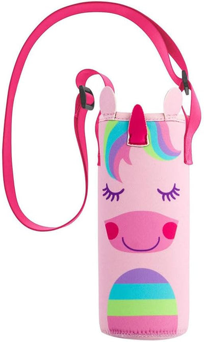 Portabotellas agua correa 16.9oz unicornio