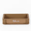 Contenedor plástico apilable 12x8x3pulg 0.5gal caqui