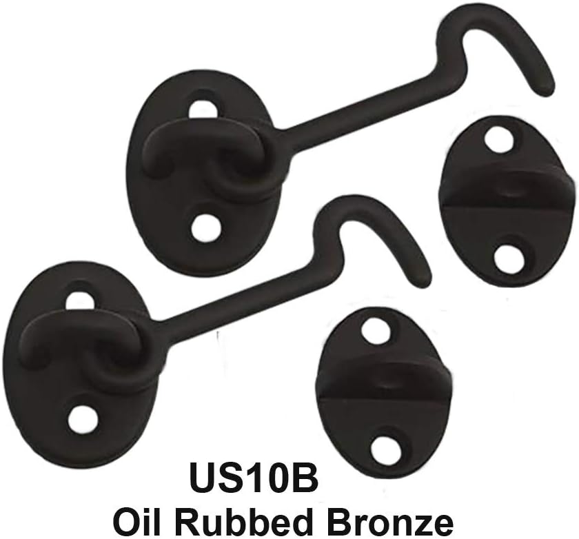 Pestillo cabina forjado bronce aceitado 2.5pulg pack 2